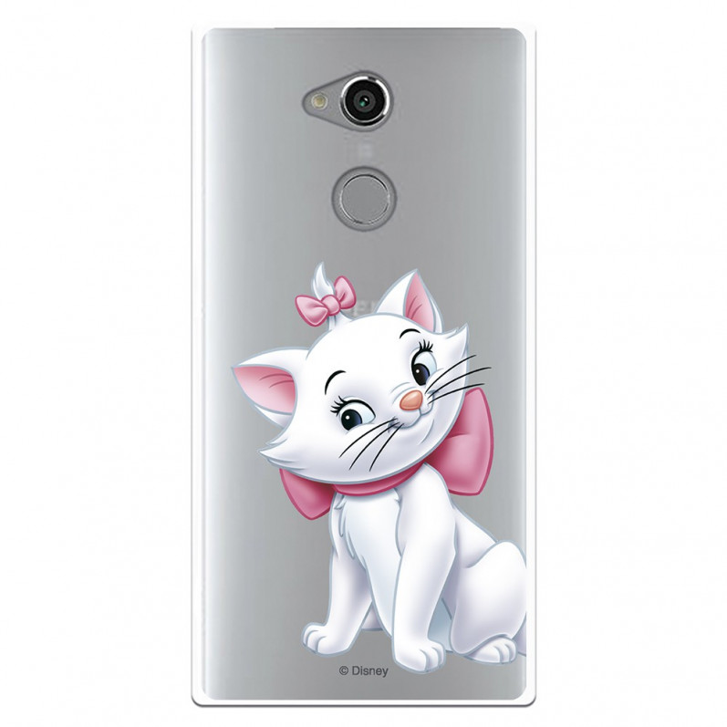 Official Disney Marie Silhouette Transparent Case for Sony Xperia XA2 Ultra - The Aristocats