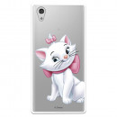 Official Disney Marie Silhouette Transparent Case for Sony Xperia XA1 Plus - The Aristocats