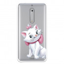 Official Disney Marie Silhouette Transparent Case for Nokia 5 - The Aristocats