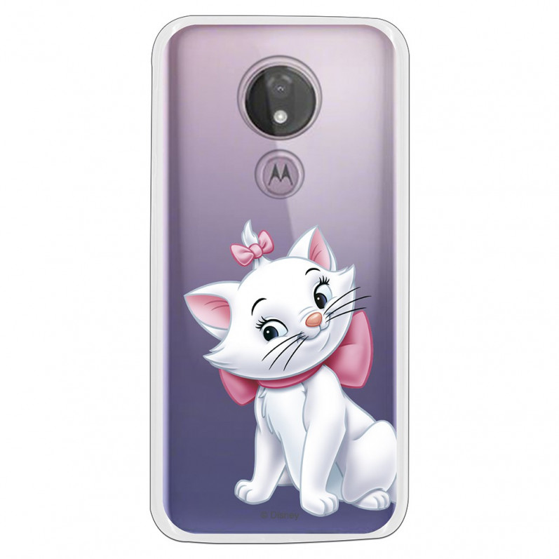 Official Disney Marie Silhouette transparent case for Motorola Moto G7 Power - The Aristocats