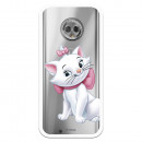 Official Disney Marie Silhouette transparent case for Motorola Moto G6 - The Aristocats