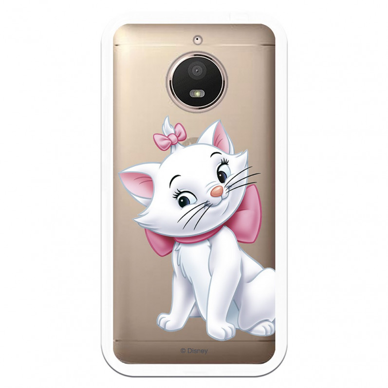 Official Disney Marie Silhouette transparent case for Motorola Moto E4 Plus - The Aristocats