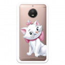 Official Disney Marie Silhouette Transparent Case for Motorola Moto E4 - The Aristocats