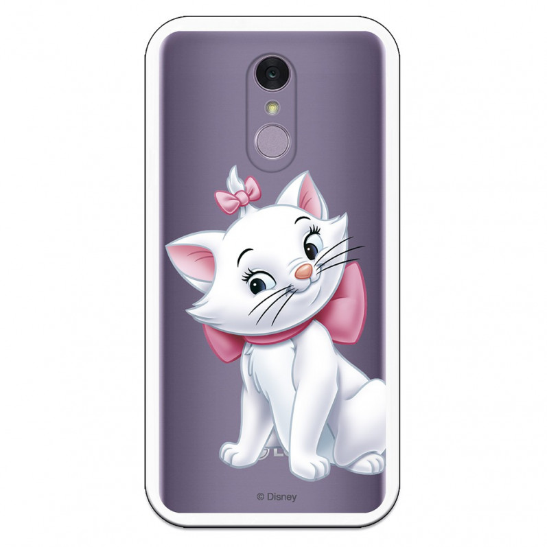 Official Disney Marie Silhouette Transparent Case for LG Q7 - The Aristocats