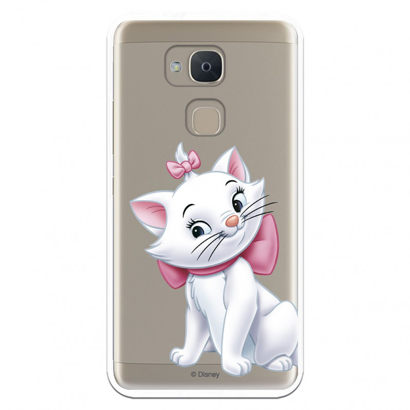 Official Disney Marie Silhouette Transparent Case for BQ Aquaris V Plus - The Aristocats