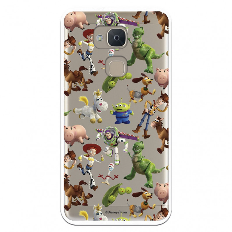 Official Disney Toy Story Silhouettes Transparent Case - Toy Story for Bq Aquaris V Plus