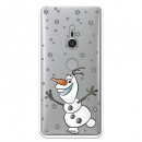 Funda para Sony Xperia XZ2 Oficial de Disney Olaf Transparente - Frozen