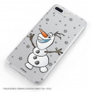Carcasa para iPhone 8 Plus Oficial de Disney Olaf Transparente - Frozen
