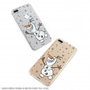 Carcasa para iPhone 8 Plus Oficial de Disney Olaf Transparente - Frozen