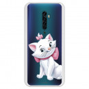 Funda para Oppo Reno 2  Oficial de Disney Marie Silueta - Los Aristogatos