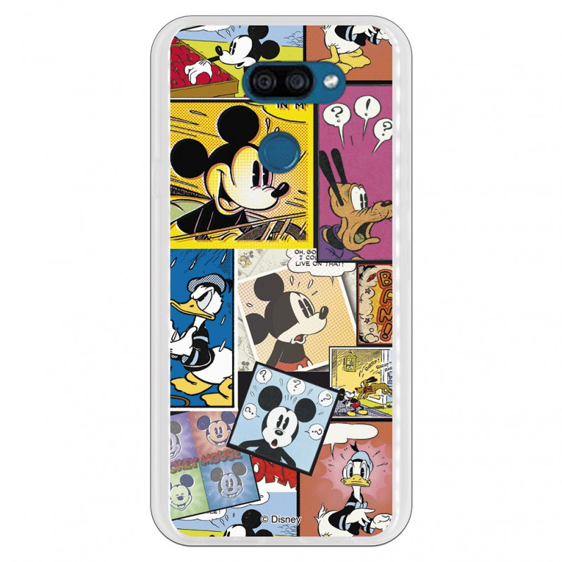 Funda para LG K40S Oficial de Disney Mickey Comic - Clásicos Disney