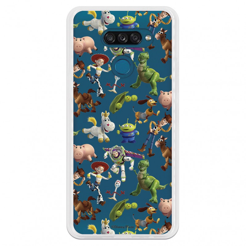 Funda para LG K50S Oficial de Disney Muñecos Toy Story Siluetas - Toy Story