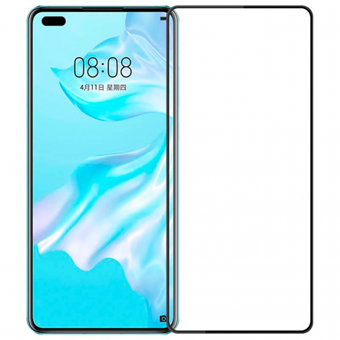 Full Black Tempered Glass for Huawei P40