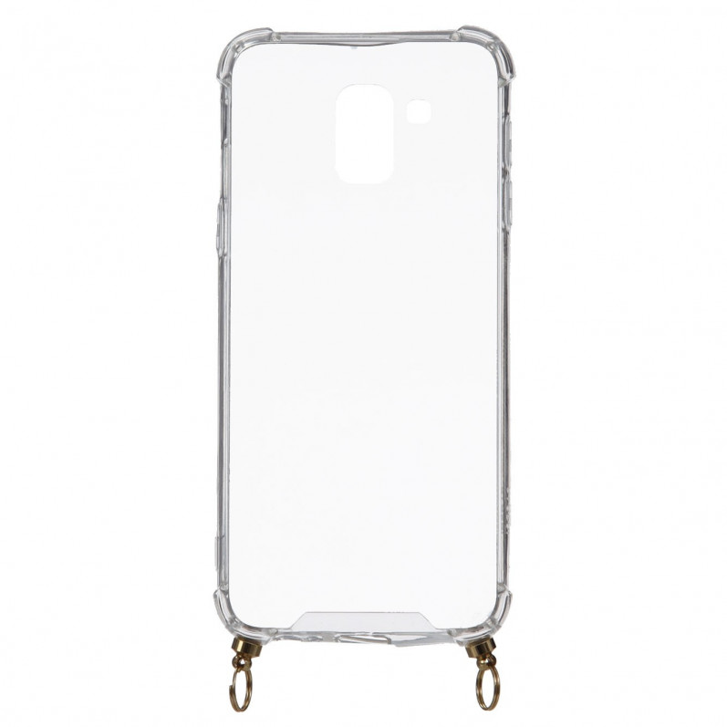 Funda Silicona Colgante Transparente para Samsung Galaxy J6 2018- La Casa de las Carcasas