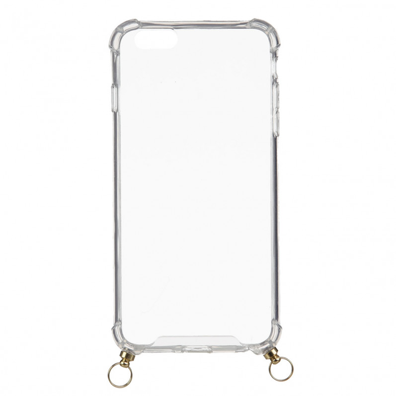 Transparent Cord Silicone Case for iPhone 6 Plus