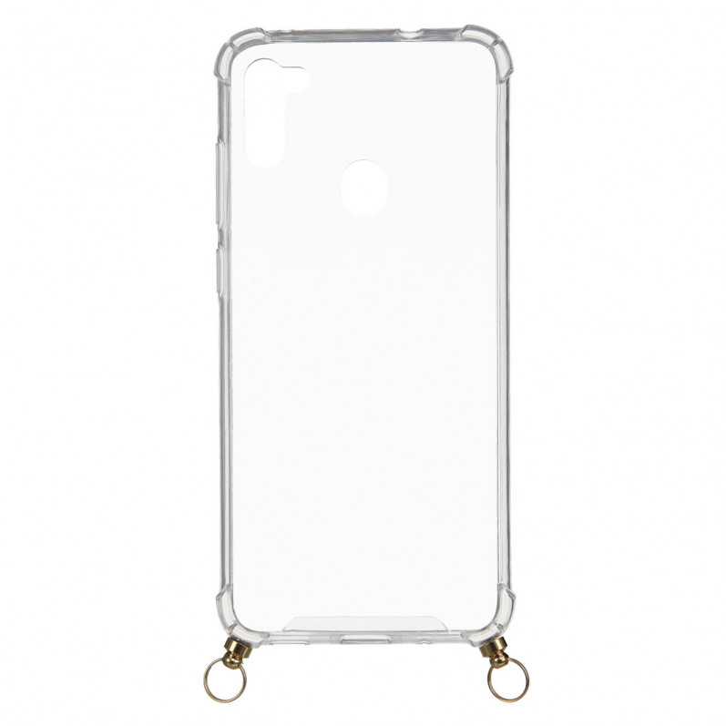 Transparent Cord Silicone Case for Samsung Galaxy A11