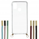 Transparent Cord Silicone Case for Samsung Galaxy M21