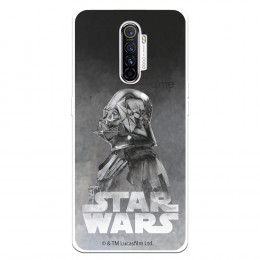 Funda para Realme X2 Pro Oficial de Star Wars Darth Vader Fondo negro - Star Wars