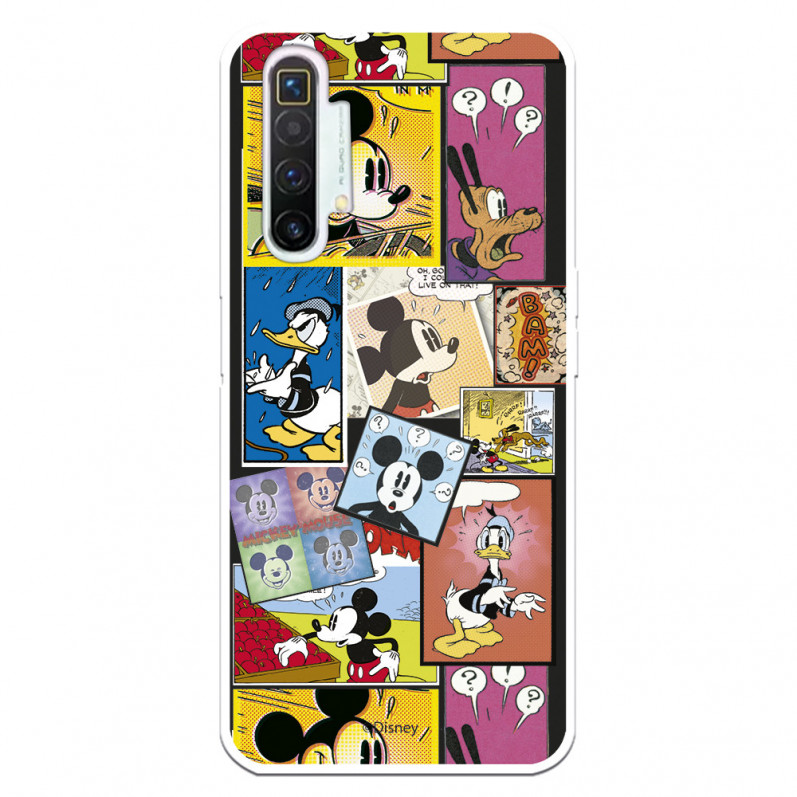 Funda para Realme X2 Oficial de Disney Mickey Comic - Clásicos Disney