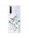 Funda para Realme X2 Oficial de Disney Olaf Transparente - Frozen