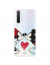 Funda para Realme X2 Oficial de Disney Mickey y Minnie Beso - Clásicos Disney