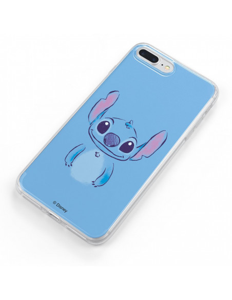 Funda para Xiaomi Redmi 9AT Oficial de Disney Stitch Azul - Lilo & Stitch