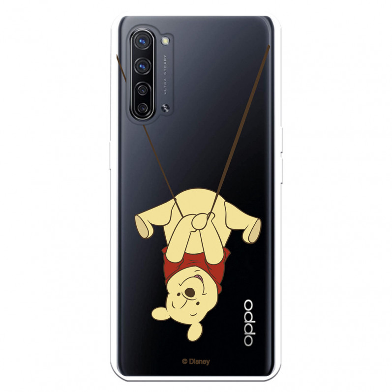 Funda para Oppo Find X2 Neo Oficial de Disney Winnie  Columpio - Winnie The Pooh