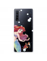 Funda para Oppo Find X2 Neo Oficial de Disney Ariel y Sebastián Burbujas - La Sirenita