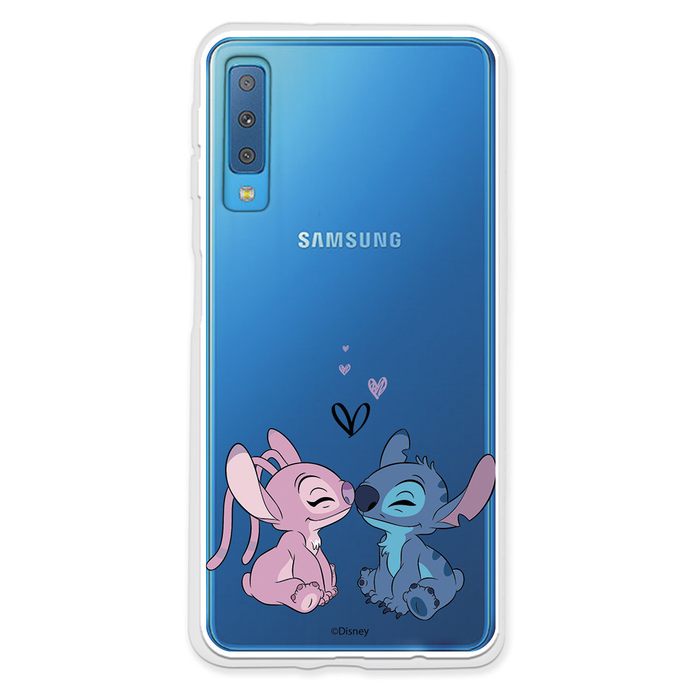 Funda para Samsung Galaxy A34 5G Oficial de Disney Angel & Stitch Beso -  Lilo & Stitch