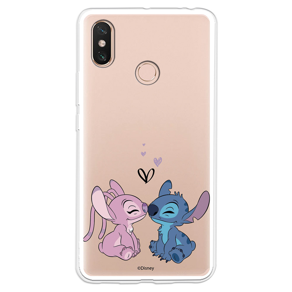 Funda para Xiaomi 13T Oficial de Disney Angel & Stitch Beso - Lilo & Stitch