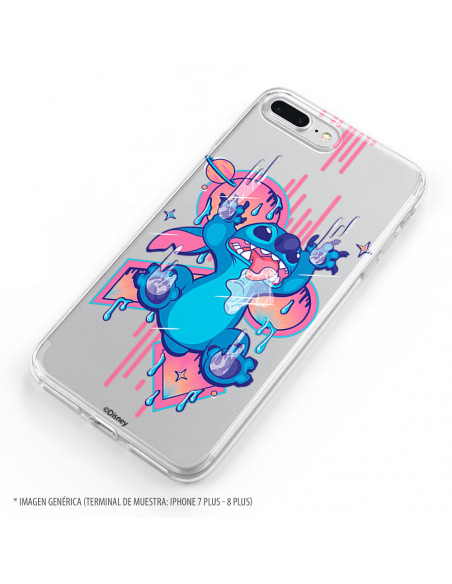 Funda para Xiaomi Redmi Note 9 Pro Oficial de Disney Stitch Graffiti - Lilo  & Stitch