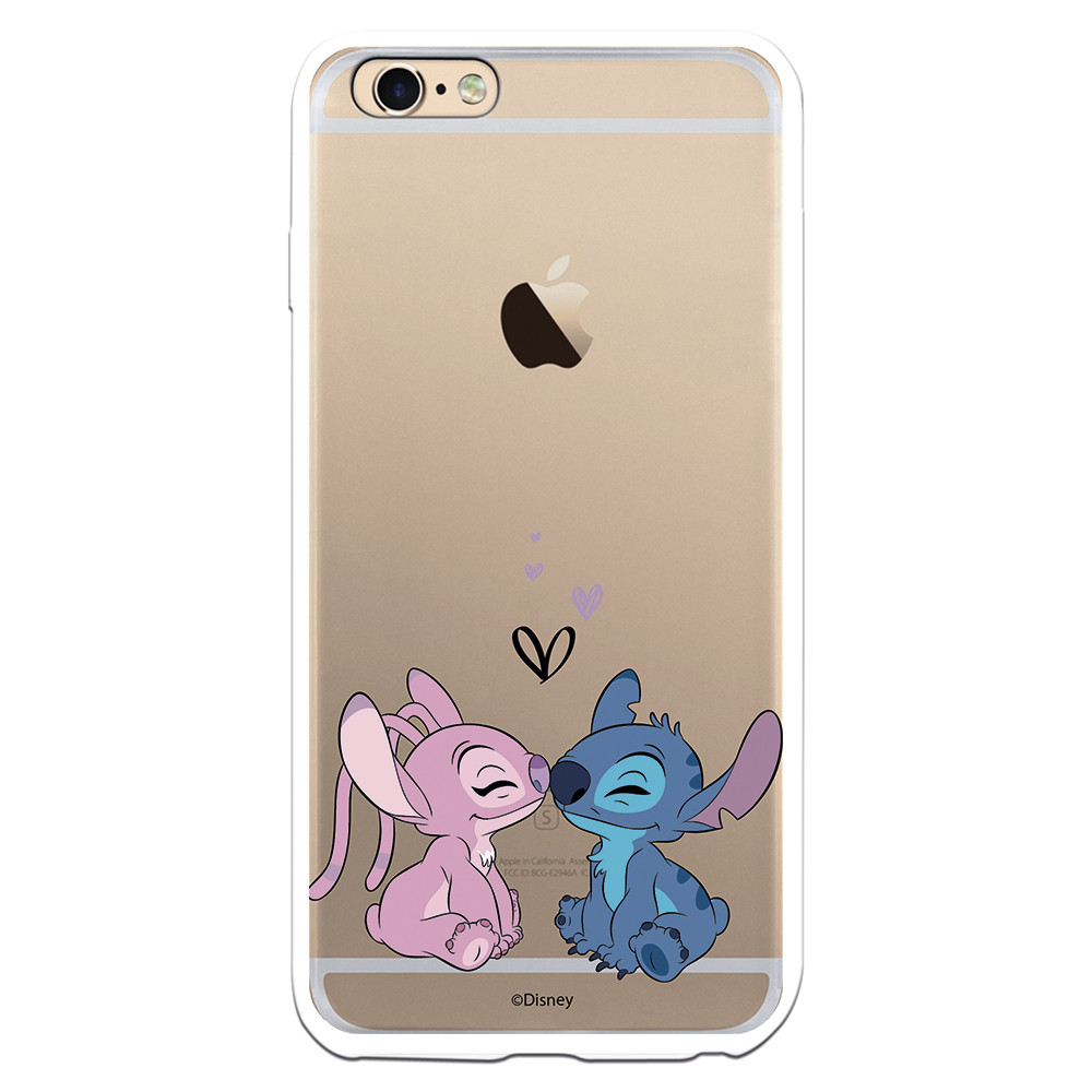 Funda para iPhone SE Oficial de Disney Angel & Stitch Beso - Lilo