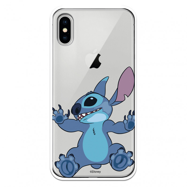 Funda para iPhone XS Oficial de Disney Stitch Trepando - Lilo & Stitch