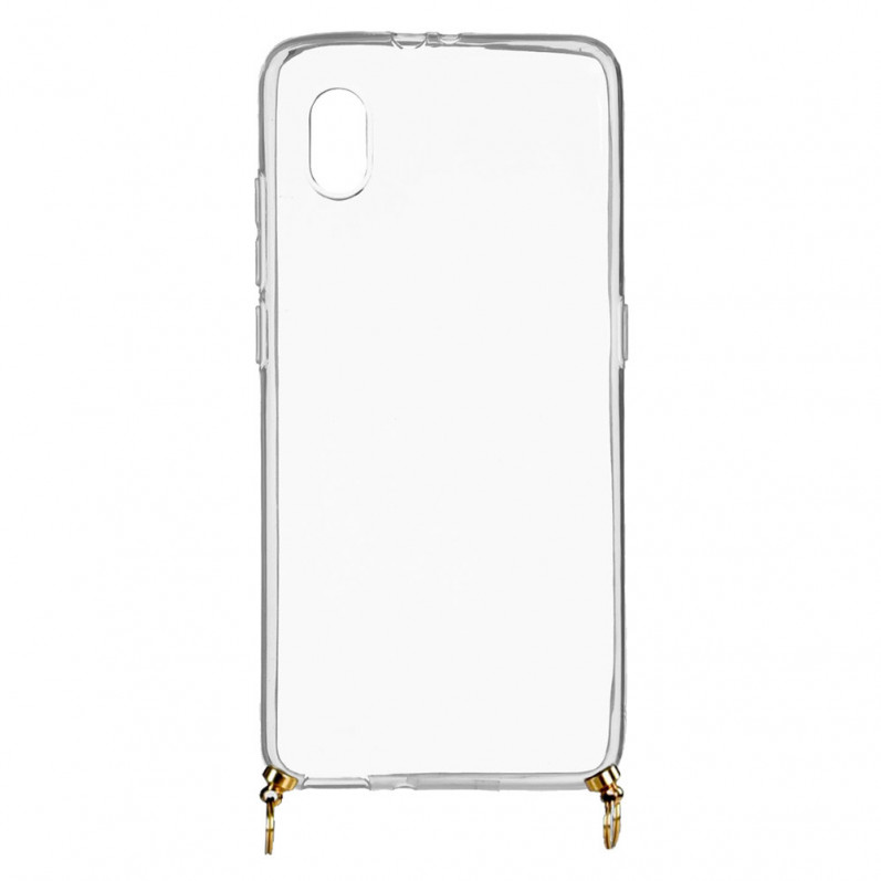 Funda Silicona Colgante Transparente para Alcatel 1B 2020- La Casa de las Carcasas