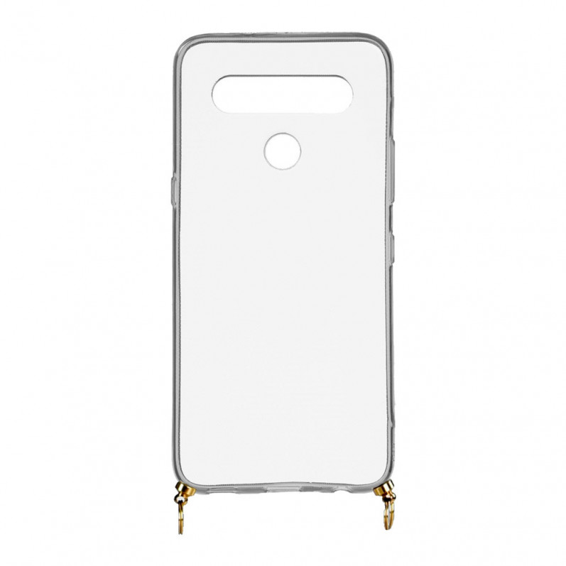 Funda Silicona Colgante Transparente para LG K61- La Casa de las Carcasas