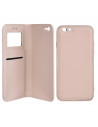 Pastel Pink Multifunction Book Case for iPhone 6S