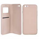 Pastel Pink Multifunction Book Case for iPhone 6