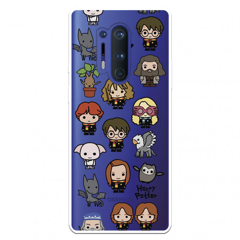 Funda para OnePlus 8 Pro Oficial de Harry Potter Personajes Iconos - Harry Potter