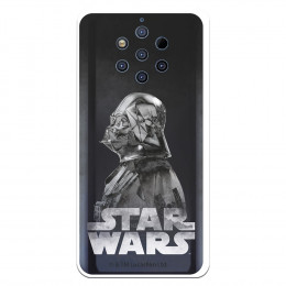 Funda para Nokia 9 Oficial de Star Wars Darth Vader Fondo negro - Star Wars