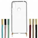 Silicone Transparent Cord Case for Huawei Y6 2019