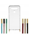 Transparent Cord Silicone Case for LG K51s