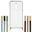 Transparent Cord Silicone Case for OnePlus 7