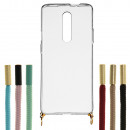 Transparent Silicone Cord Case for OnePlus 7 Pro