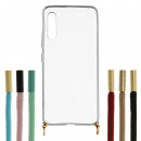 Transparent Cord Silicone Case for Samsung Galaxy A90 5G
