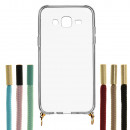 Transparent Cord Silicone Case for Samsung Galaxy J5