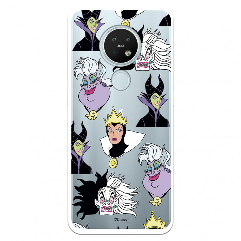 Funda para Nokia 7.2 Oficial de Disney Villanas Patrón - Villanas Disney