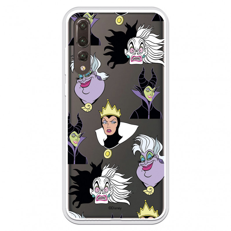 Funda para Huawei P20 Pro Oficial de Disney Villanas Patrón - Villanas Disney