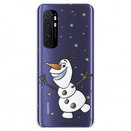 Funda para Xiaomi Mi Note 10 Lite Oficial de Disney Olaf Transparente - Frozen