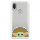 Funda para BQ Aquaris X2 Pro Oficial de Star Wars Baby Yoda Sonrisas - The Mandalorian