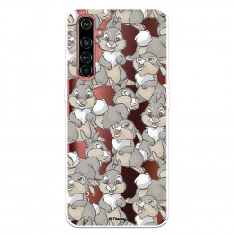 Funda para Realme X50 Pro Oficial de Disney Tambor Patrones - Bambi